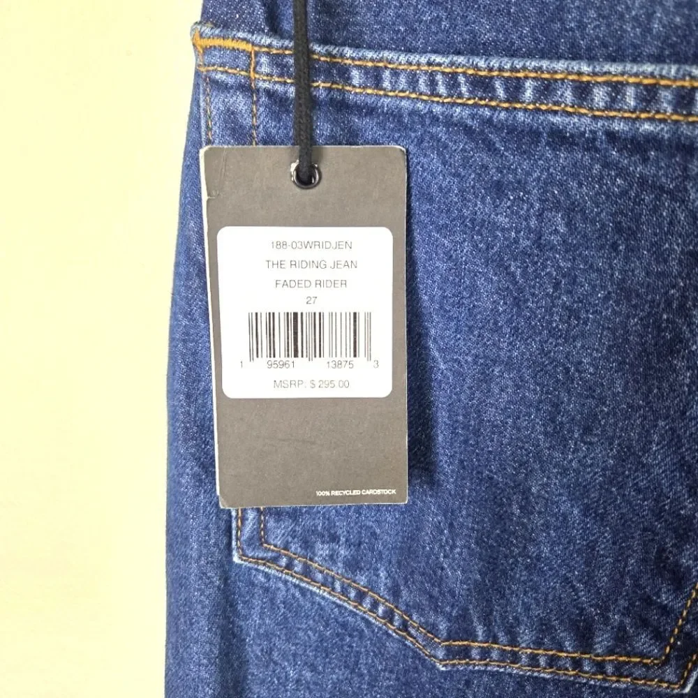 Women's Re/Done NWT The Riding Jean  Classic Bootcut Blue Denim Jeans Size 27